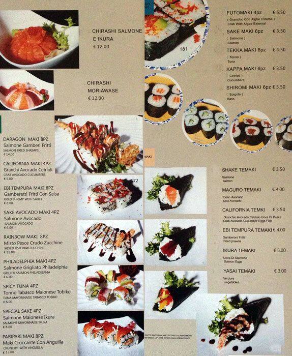 Menu di Zenzero 