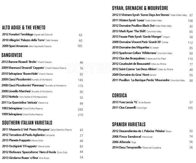 Menu at Staple & Fancy pub & bar, Seattle