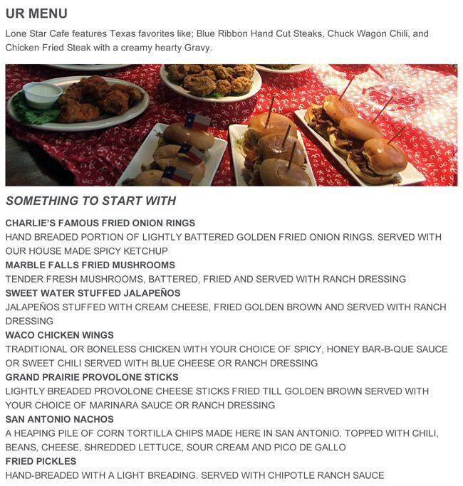 lone-star-cafe-menu-menu-for-lone-star-cafe-riverwalk-san-antonio