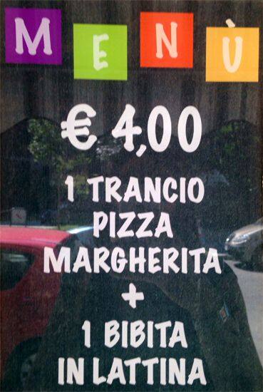 Menu di Panificio Uboldi 