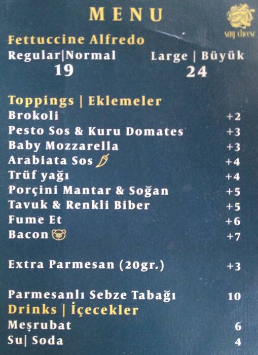 Say Cheese Food Van Menu Menu For Say Cheese Food Van Chandrasekharpur Bhubaneshwar