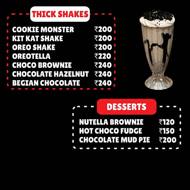Stilton Cafe menu