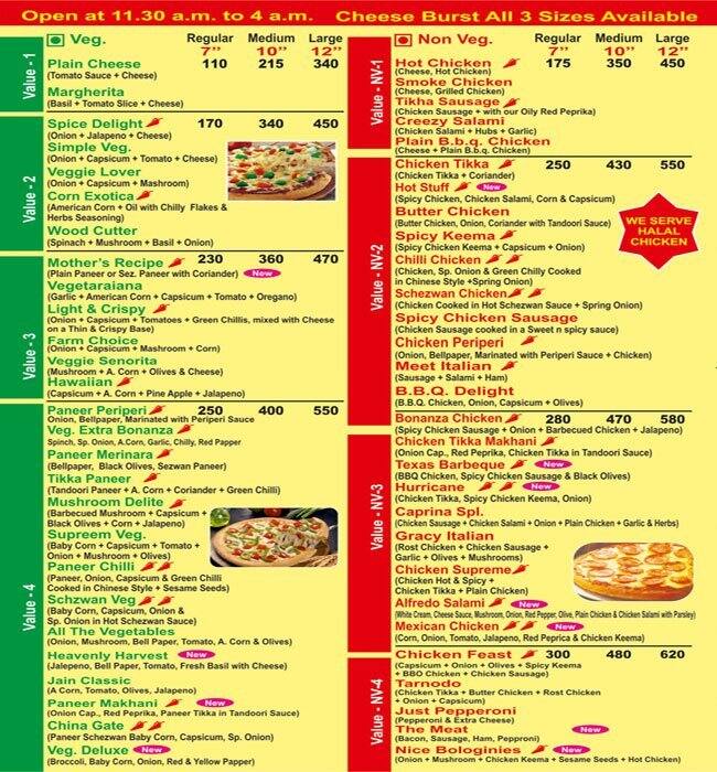 Pizza Caprina Menu, Menu for Pizza Caprina, Chembur, Mumbai - Zomato