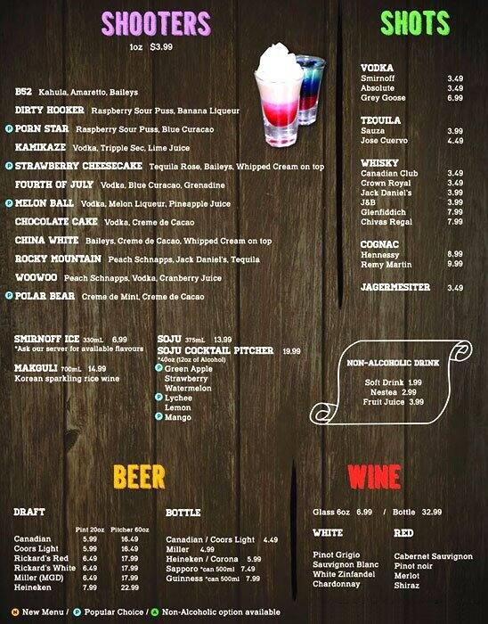 Crazy Wing Menu, Menu for Crazy Wing, North York, Toronto - Urbanspoon ...