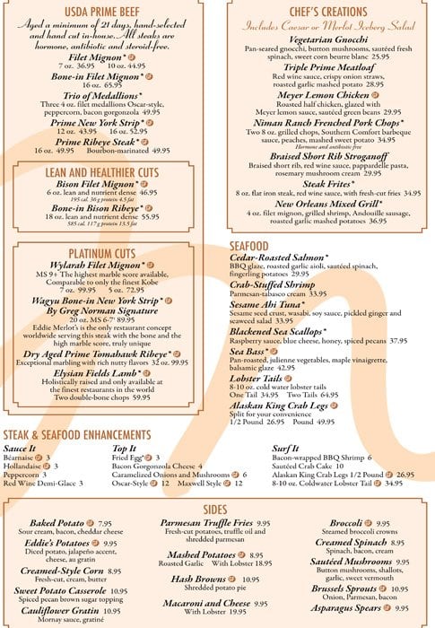 Menu At Eddie Merlot S Steakhouse Fort Wayne Illinois Rd S   B3ad9a51f5db1173587a12f3520ff7c8 