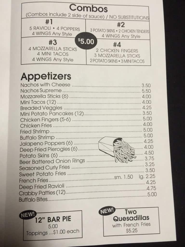 Menu at Whiskey Business pub & bar, WilkesBarre