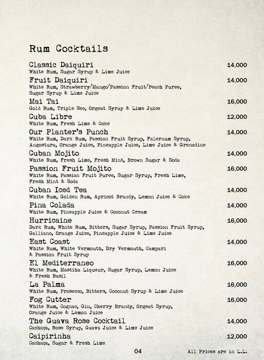Chapter II menu