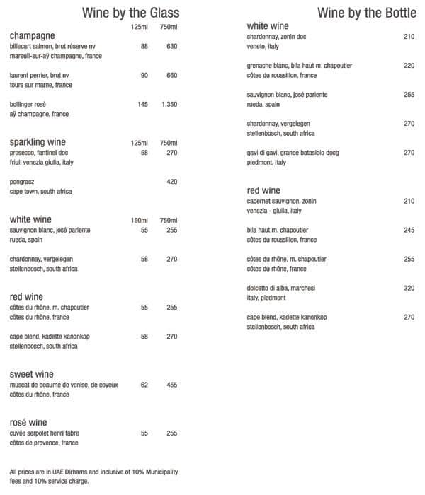 Seasonal Tastes The Westin Dubai Al Habtoor City Menu Zomato