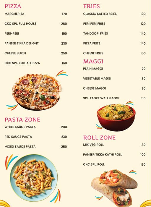 Menu of Chaat Ka Chaska, Model Town, Ludhiana