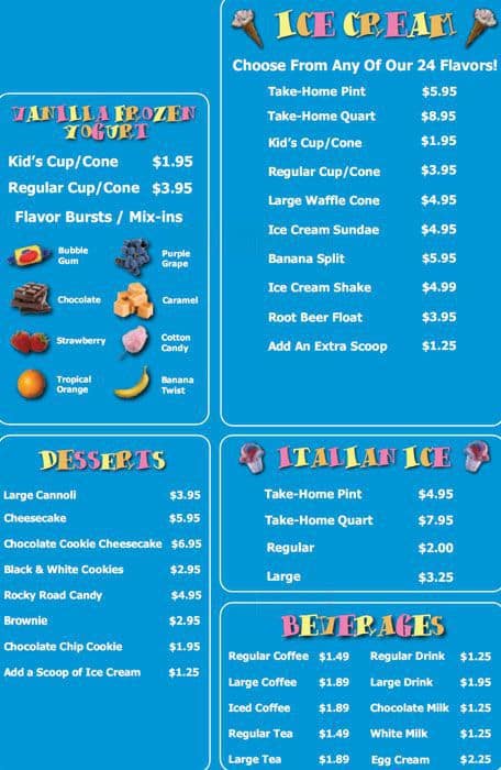 Stephen's Scoops Menu, Menu for Stephen's Scoops, Ballantyne, Charlotte ...