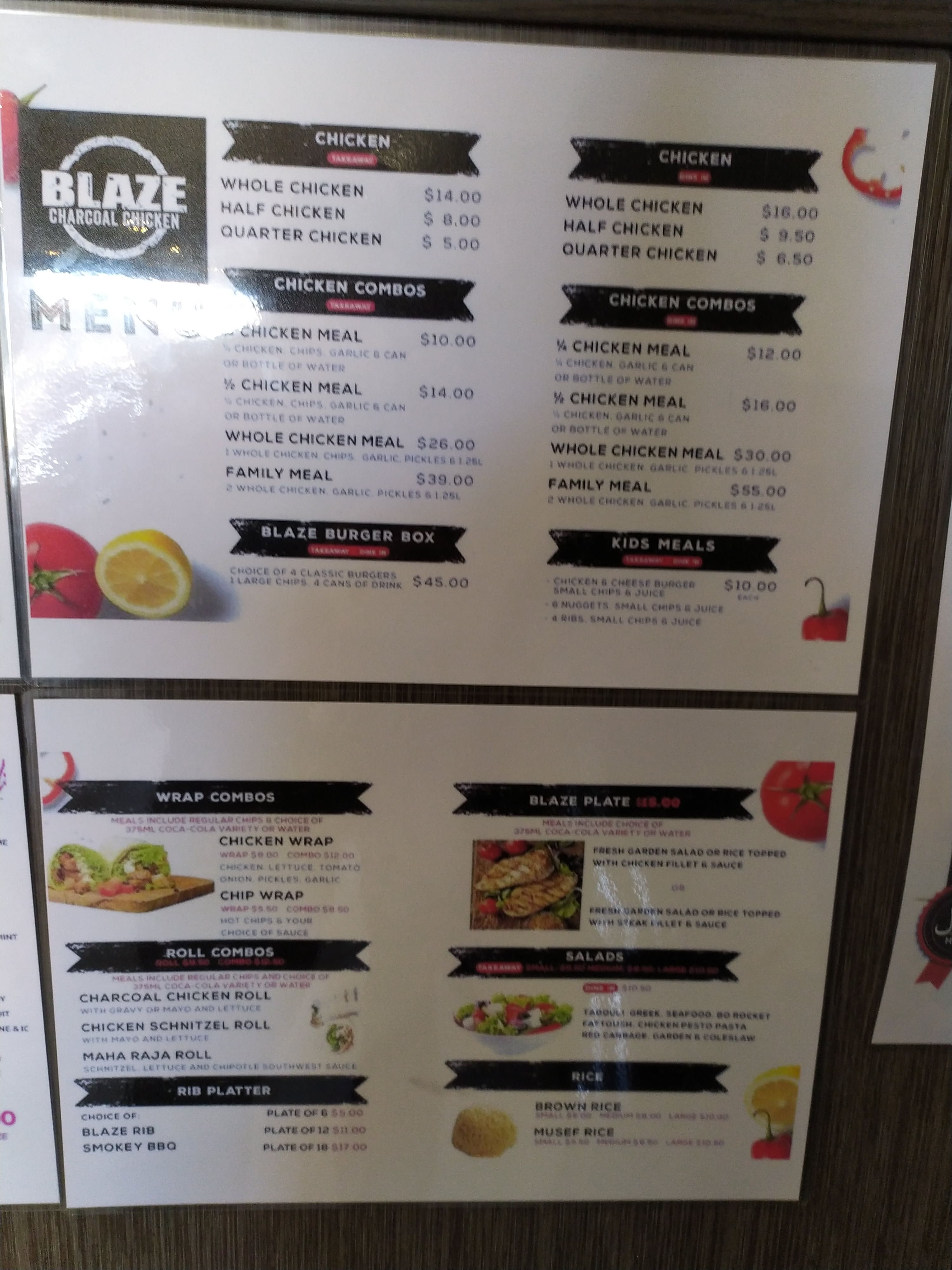 Ranoush charcoal chicken