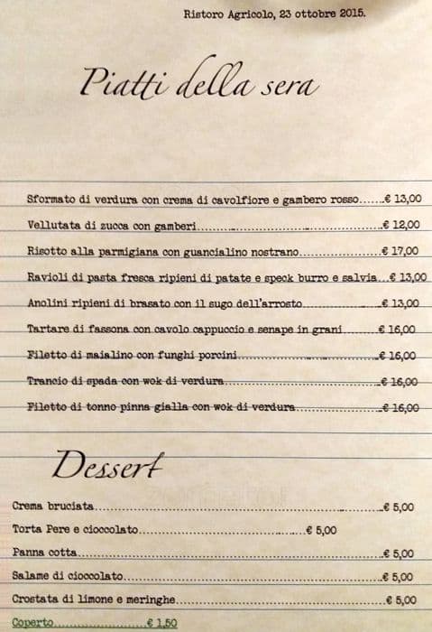 Menu di E...brezza 