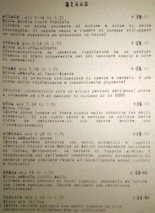Menu di E...brezza 