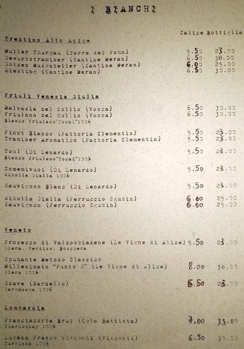 Menu di E...brezza 