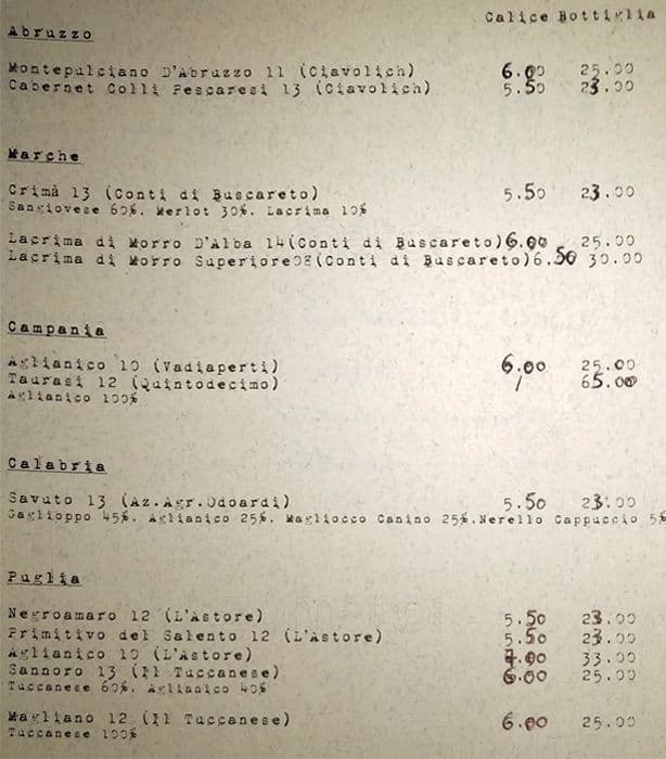 Menu di E...brezza 