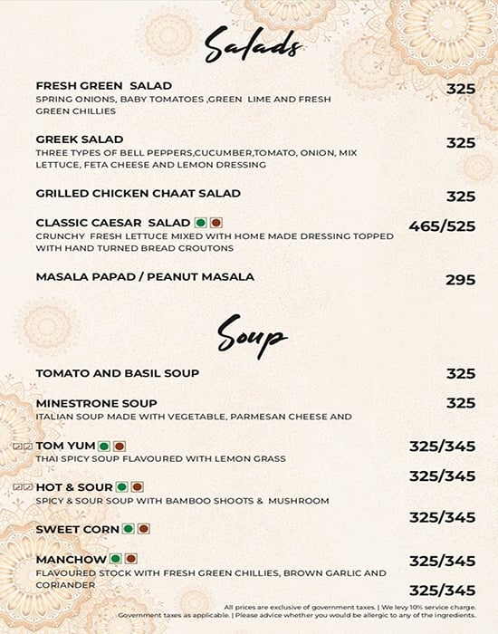 Menu of TEO - Lounge & Bar, Punjabi Bagh, New Delhi