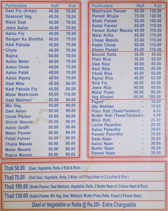 Om Eating Point menu