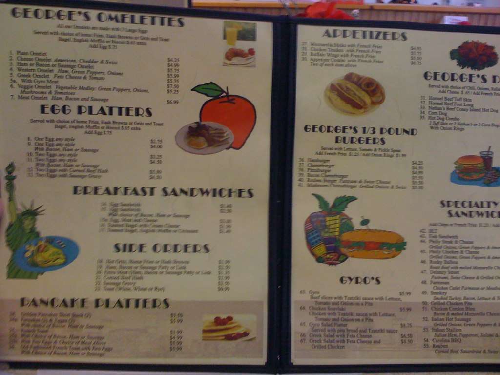 Hot Dogs Menu, Menu untuk Hot Dogs, Pembroke, Hampton