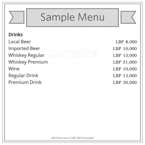 Clover menu