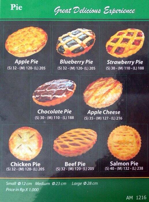 Alpen Apple Pie Menu, Menu for Alpen Apple Pie, Pondok Indah, Jakarta