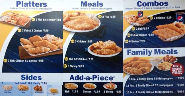 Long John Silvers Menu, Menu for Long John Silvers, Centennial, Denver ...