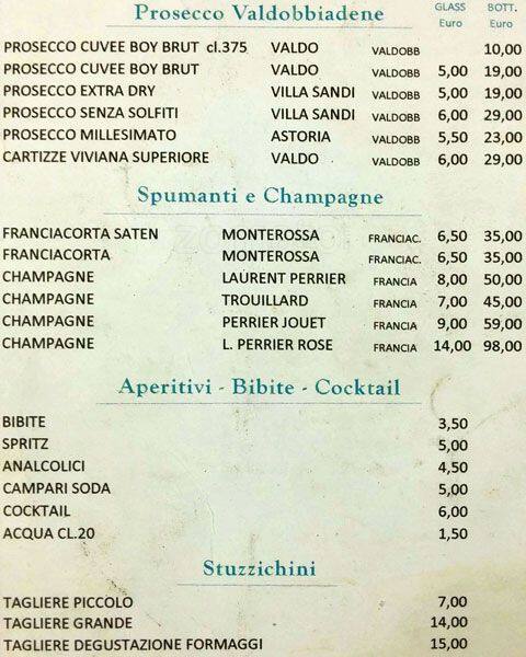 Menu di Gaboardi Pogliani 