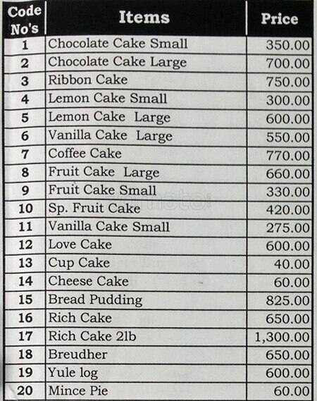 Green Cabin Menu Menu For Green Cabin Mount Lavinia Colombo