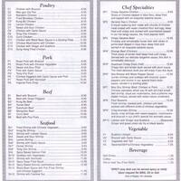Imperial Garden Chinese Restaurant Menu