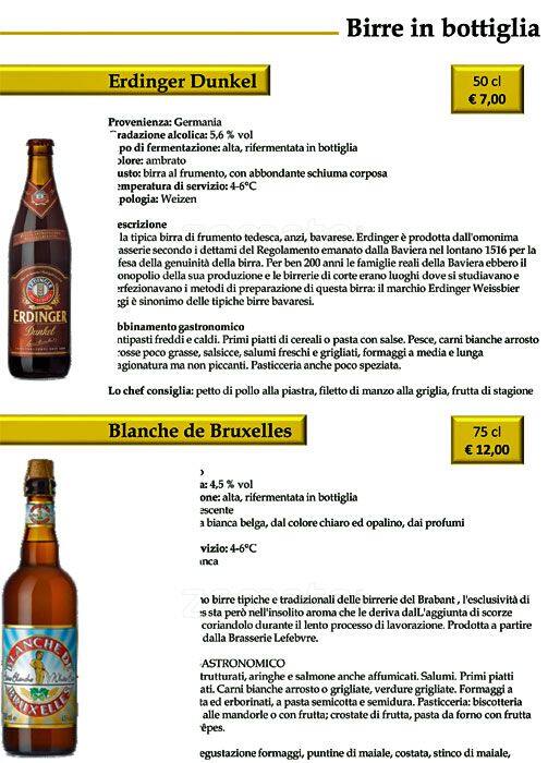 Menu di BirraMi 
