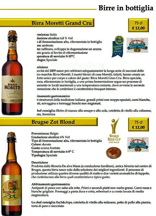 Menu di BirraMi 