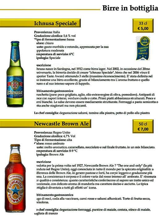 Menu di BirraMi 