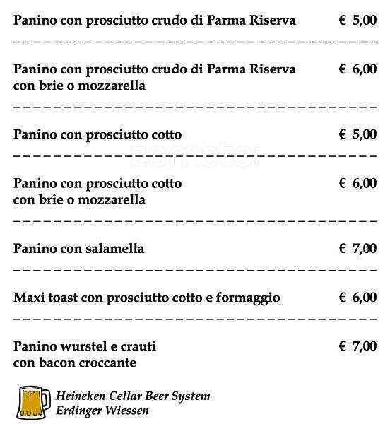 Menu di BirraMi 