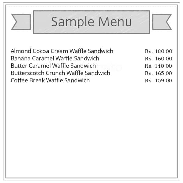 Menu at Best Belgian Waffle, Pune, Office 2