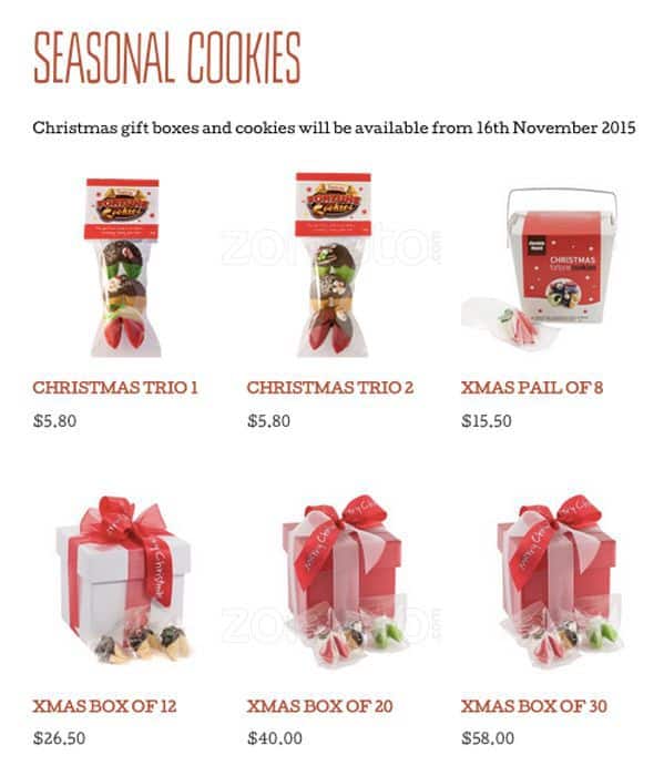 Fortune Cookies Menu, Menu for Fortune Cookies, Milford, Auckland