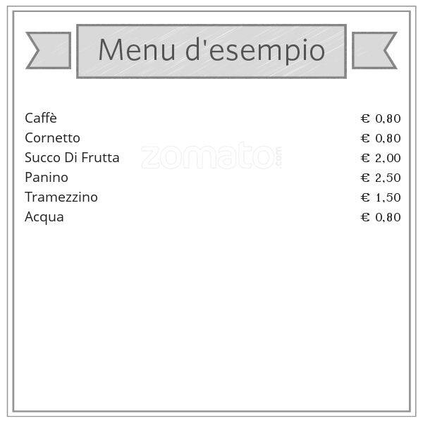 Menu di Caffè Colli Albani 