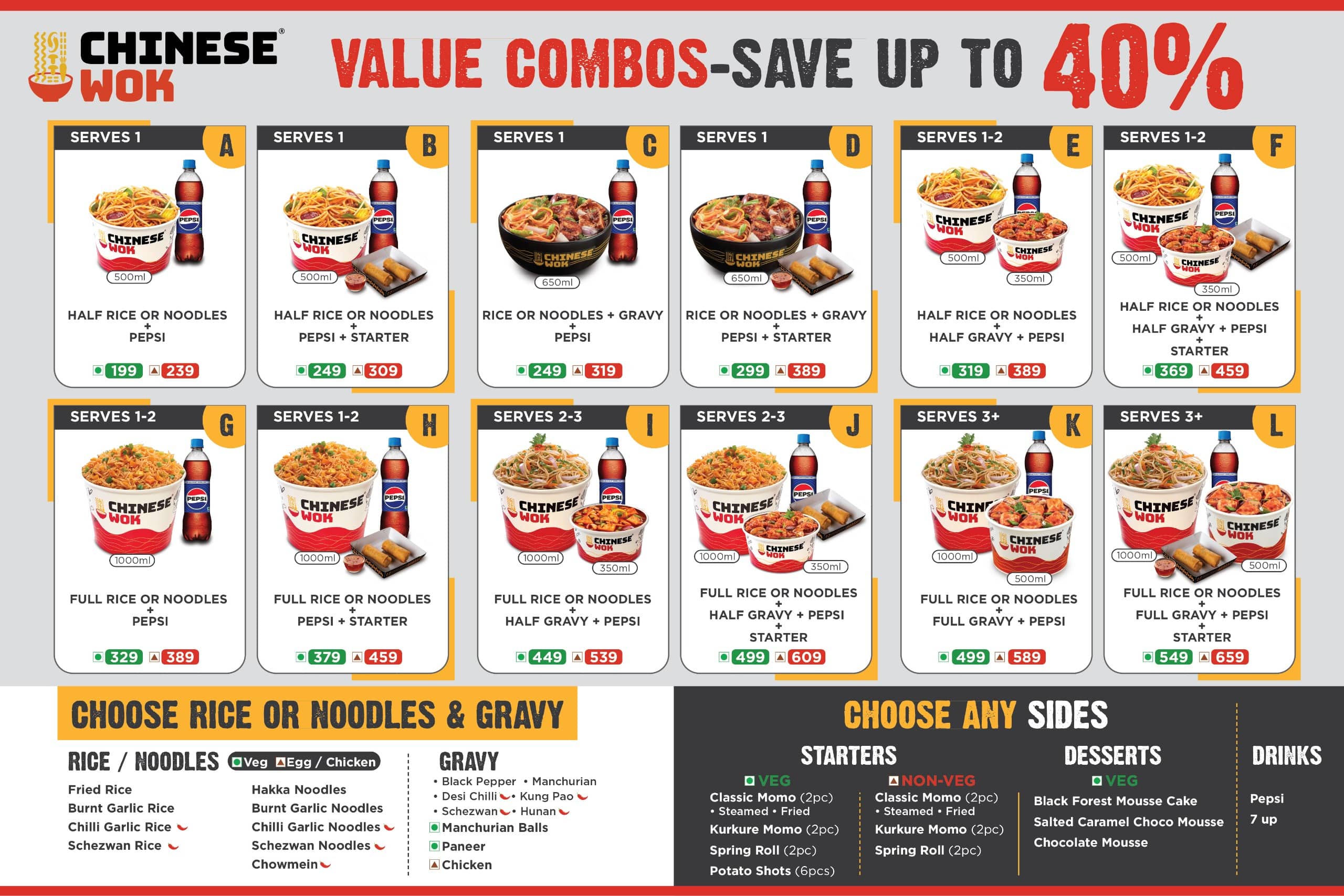 Wokify Menu Menu of Chinese Wok - Wok Express, Kandivali East, Mumbai
