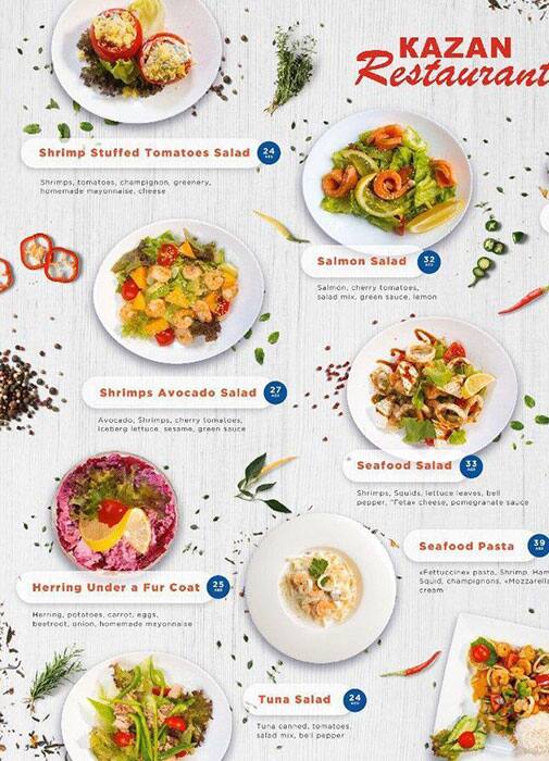 Menu at Kazan Restaurant Al Seef Hotel, Sharjah