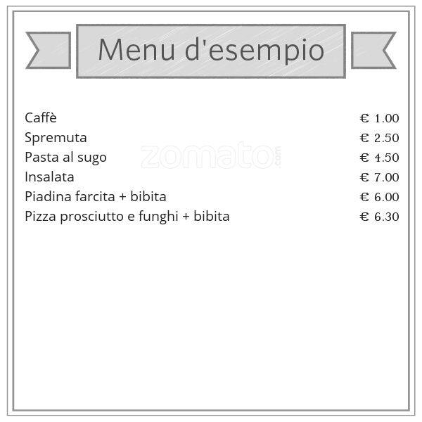Menu di Sella Café 