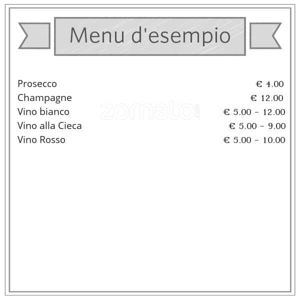Menu di La Cieca Enoteca 