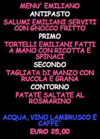 Menu di Pink Ristobar SaS 