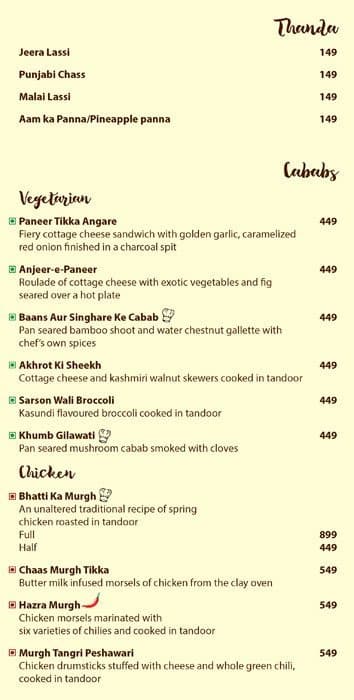 Coyla - Four Points by Sheraton Bengaluru Menu - Zomato