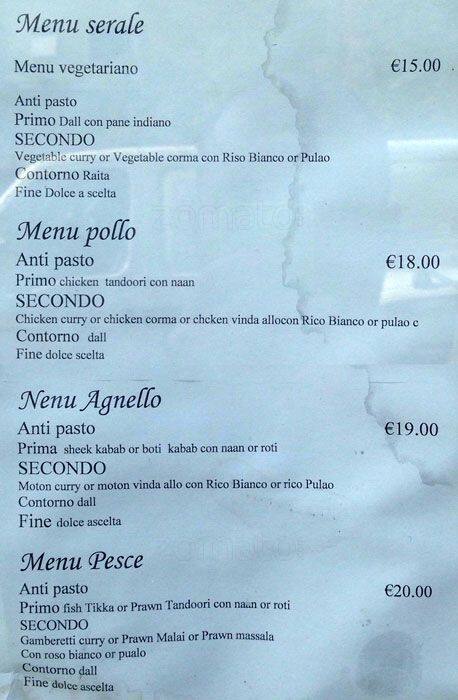 Menu di Gandhi Ristorante Indiano 