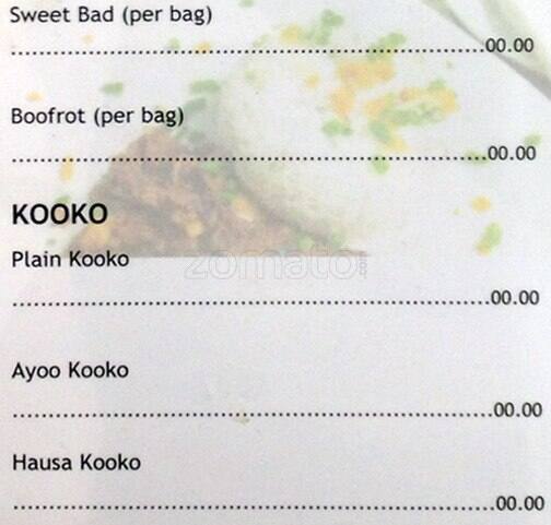Finger Licking Croydon menu