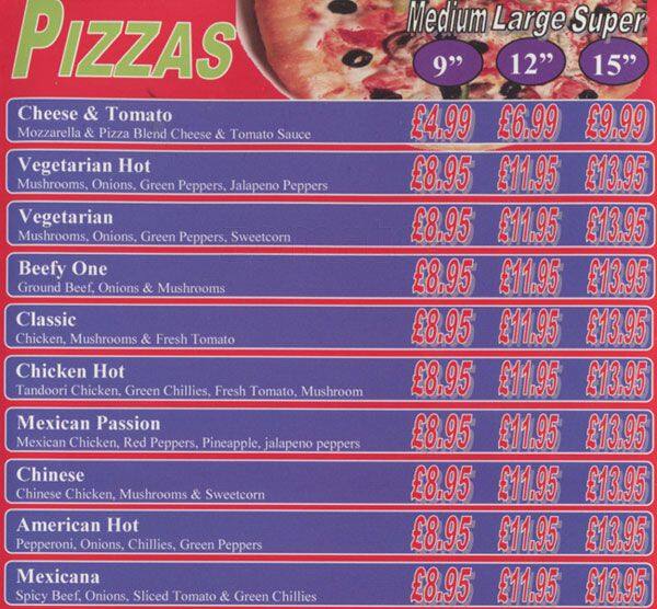 Chicken Express Menu, Menu for Chicken Express, Tottenham, London