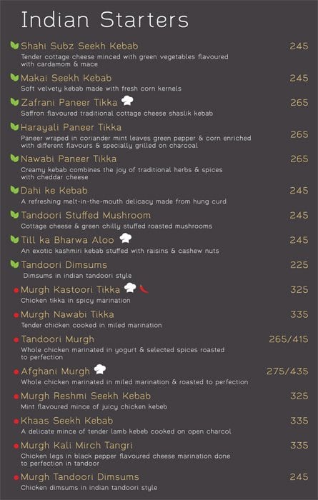 Fill Up menu