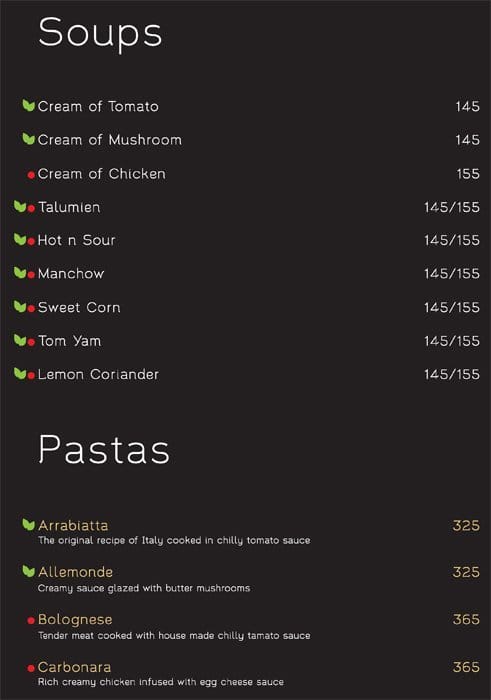 Fill Up menu