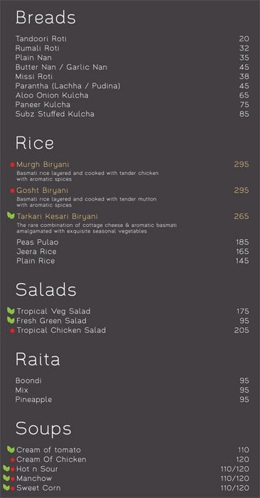 Fill Up menu