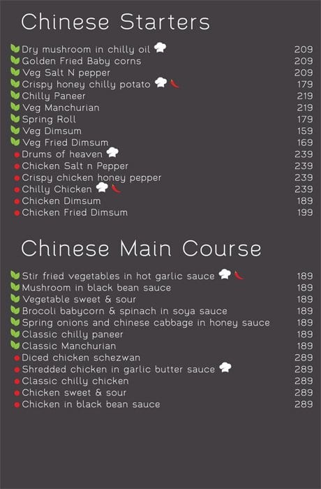 Fill Up menu