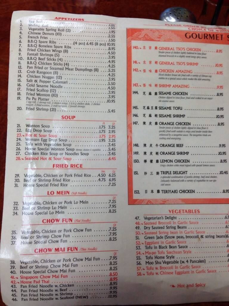 Grace Garden Menu Menu For Grace Garden Gilbert Gilbert