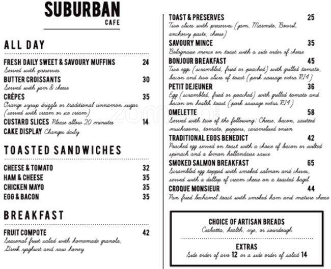 Suburban Cafe Menu Menu For Suburban Cafe Broadway Durban Zomato SA suburban-cafe-menu-menu-for-suburban-cafe-broadway-durban-zomato-sa